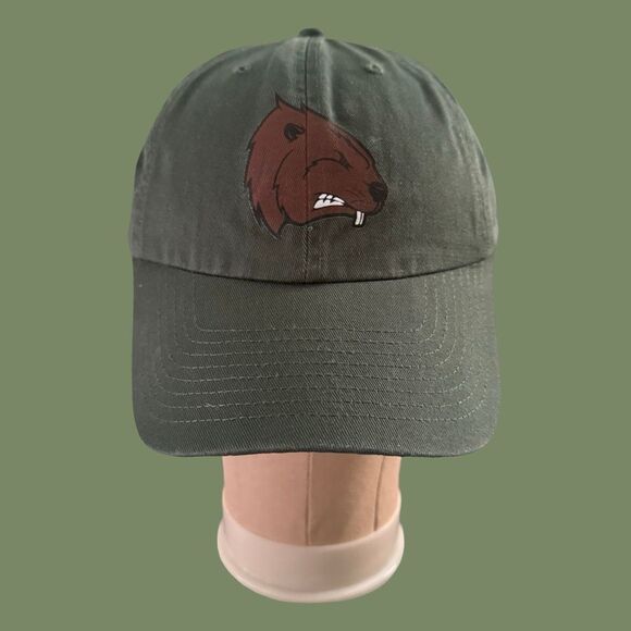 47’ Brand Forrest Green Angry Beaver Adjustable Back Hat - Picture 8 of 8